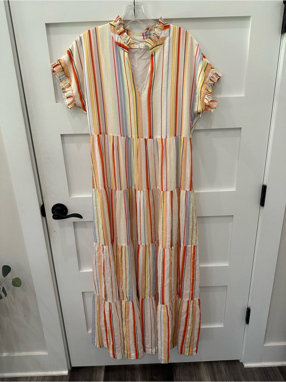 Marie Oliver Farah Tier Maxi Dress Size Small - Picture 2 of 7